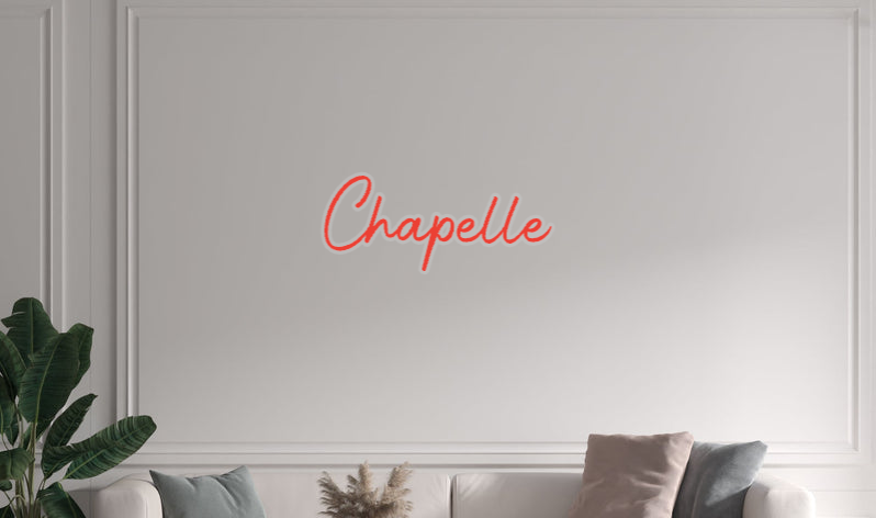 Custom text: Chapelle